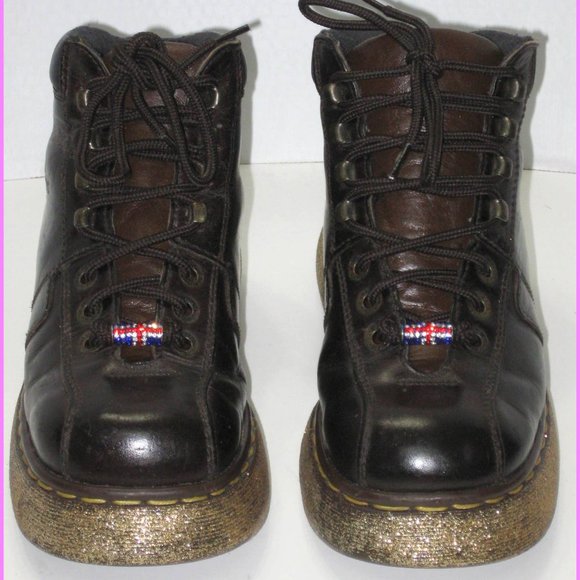 Size 8 US Women's Doc Marten's Brown Leather Ankle - Picture 5 of 13